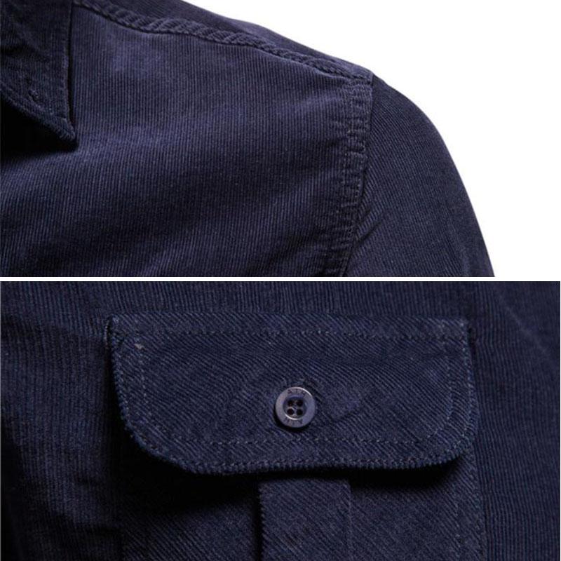 Spring Men Shirt Flocking T-shirts Casual Button Overshirt Solid Color Stretch Undies Male Clothing Long Sleeve Slim Top