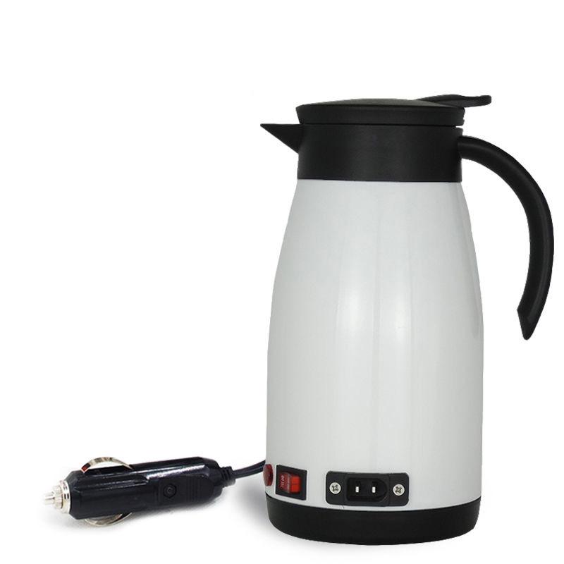 1300ml Car Stainless Steel Electric Heating Kettle Temperature Insulation Pot Coffee Tea Water Heating Pot