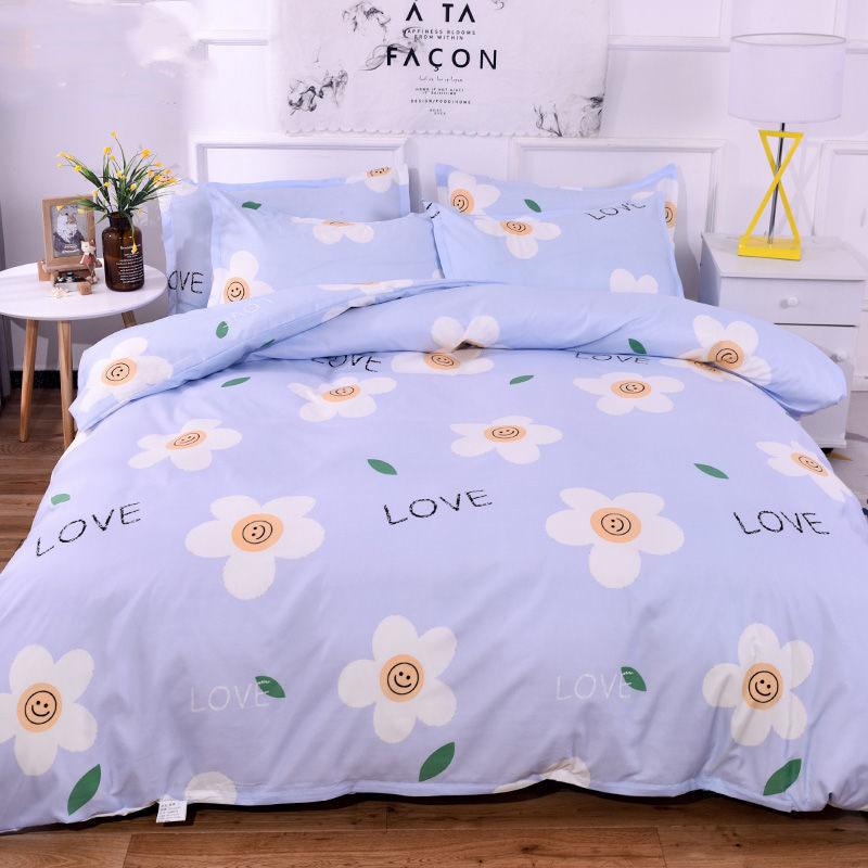 Fitted Sheet Mattress Cover Printing Bedding Linens Bed Sheets with Elastic Band Double Queen