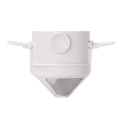 Coffee Filter Portable Stainless Steel Drip Coffee Tea Holder Funnel Baskets Reusable Tea Infuser and Stand Coffee Dripper