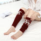 Wool Warm Thickening Pile of Stockings Long Socks Protection Leg Knee Protection Joint Old Cold Leg Autumn and Winter Female Elk