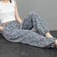 Summer Cool and Sunscreen Anti-mosquito Cotton Silk Beach Pants Cotton Silk Lantern Rayon Trousers Women Loose Harem Pants Feet Thin
