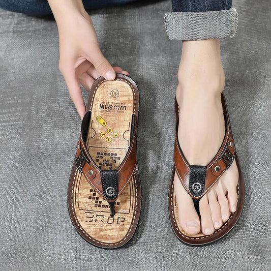 New Summer Slippers Men's Flip Flops Home Non-slip Men's Slippers