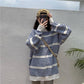 Autumn and Winter Half Turtleneck Female Students Loose Wild Was Thin Pullover Sweater Coat