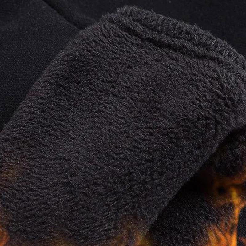 Tall Trousers Women's High Waist Plus Velvet Leggings Women's Outer Wear Autumn and Winter Black Plus Size Women's Trousers