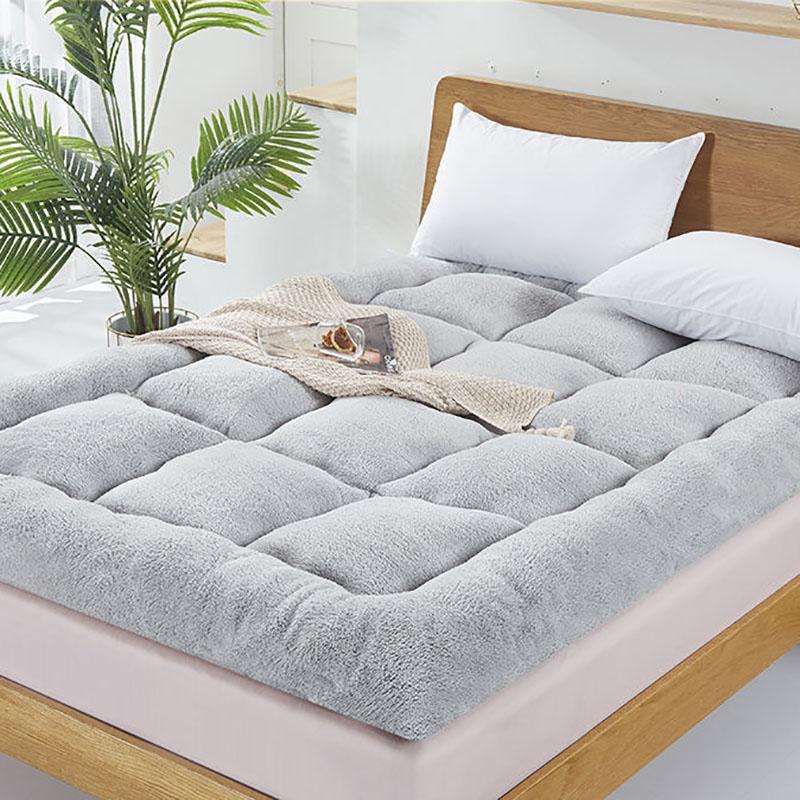 Thickening Plus Velvet Warmth Non-slip Folding Dormitory Mattress Household Sleeping Pad Quilt