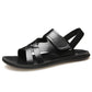 Summer Trend Fashion Breathable Outdoor Beach Soft Bottom Non-slip Men's Casual Leather Sandal