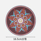 1/2/4pcs Mandala Pattern Creative Silicone Coaster Household Anti-scalding Mat Coffee Drink Coaster