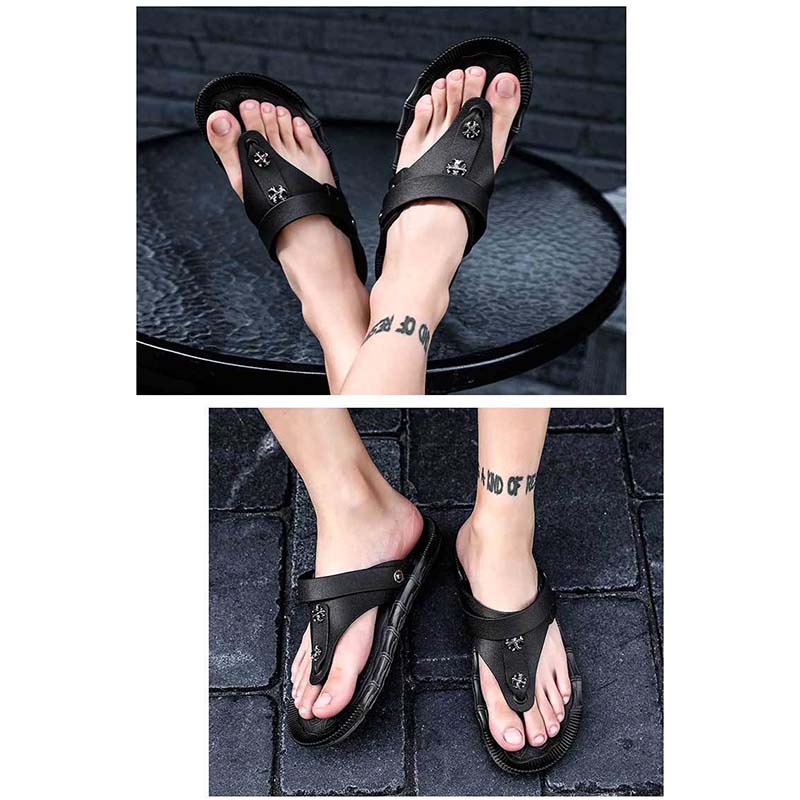 Summer Sandals Men's Outer Wear Men's Beach Shoes Non-slip Sandals and Slippers Wear-resistant Flip-flops Men