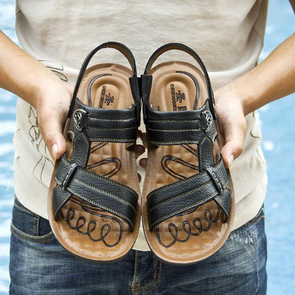 Outdoor Men's Beach Shoes Sandals Men's Fashion Casual Shoes Summer Breathable Non-slip Flip Flop