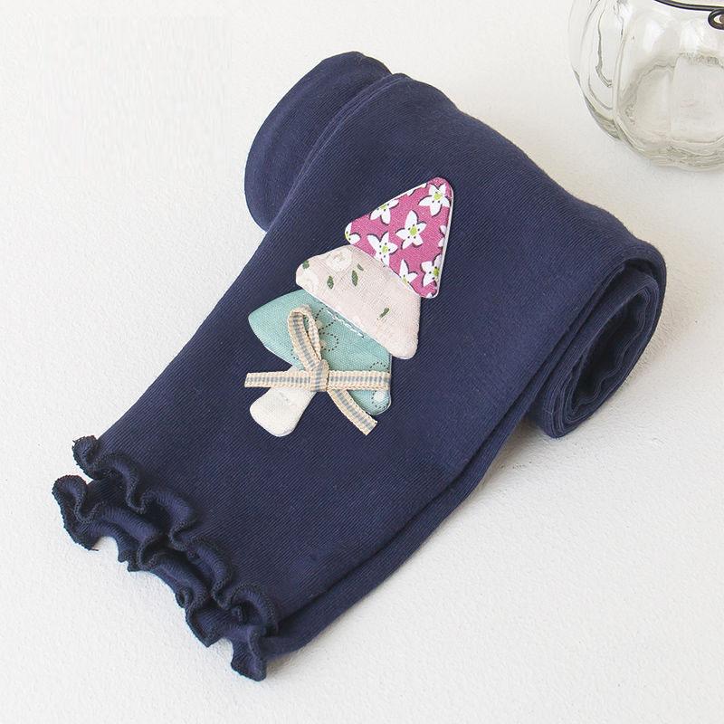 Spring and Autumn Girls' Leggings Children's Trousers Stretch Pants Casual Pants Solid Color Slim Leggings