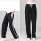 Women's Color Block Wide Leg Yoga Pants Mid-Waist Loose Quick-drying Sports Pants Spring and Summer Korean Style