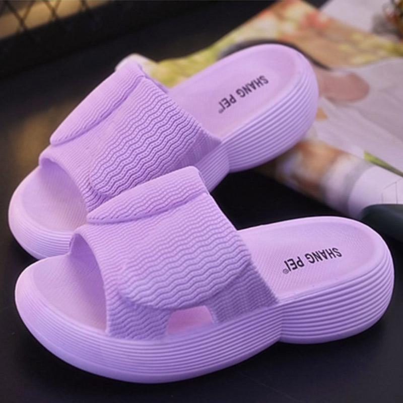 Sandals and Slippers Ladies Thick Bottom Summer Student Bathroom Slippers Non-slip Outer Wear Fashion All-match Beach Shoes