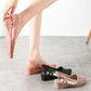 Fashion Sandals Female Summer Hollow Slope with Breathable Soft Bottom Plastic Sandals Travel Non-slip All-match Fairy Shoes