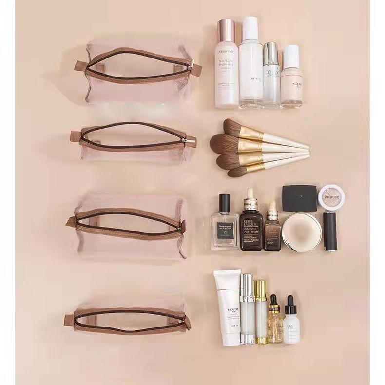 Portable Makeup Bag Large Storage Bag Folding Travel Toiletries Bag Sorting Storage Bag Makeup Bag Organizer