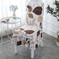 2/4/6Pcs  Elastic Stretchable Dining Chair Cover Printed Chair Covers for Dining Room Kitchen Living Room