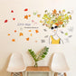 Flower Elf Wall Sticker Bedroom Living Room Decoration Fashion Sunglasses Woman Wall Sticker