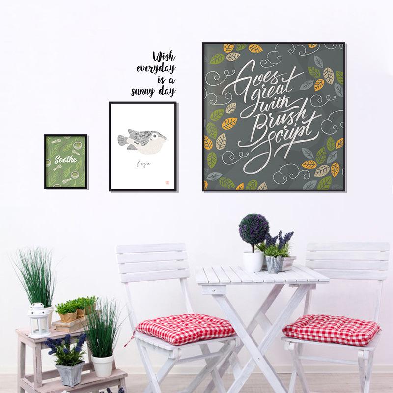 3D personality creative warm wall stickers room sofa background decorative photo frame painting