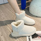 Snow Boots Women's Waterproof Winter Cotton Shoes Short Tube Thickened Plus Velvet Short Tube Ankle Boots