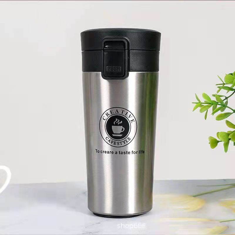 380ML Stainless Steel Vacuum Flask Mug Tumbler Thermos Coffee Cup Travel Mug