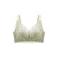 Women's Silk Underwear Without Steel Ring Gathers and Adjusts The Breasts To Prevent Sagging Ultra-thin Breathable and Light Lace and Lace Sexy Bra