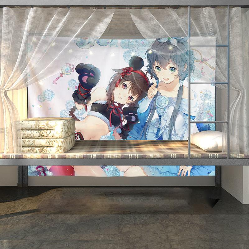Dormitory Bedside Must-have Anime Wall Covering Background Tapestry Household Room Decoration Hanging Cloth
