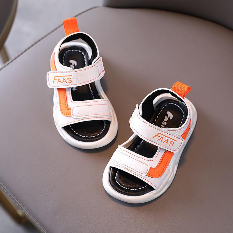 Children's Sandals  Boys  Girls Korean Fashion Non-slip Soft-soled Beach Shoes Breathable  Comfortable 0-3 Years Old Preschool Children's Shoes