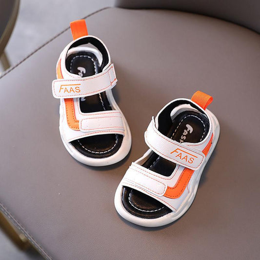 Children's Sandals  Boys  Girls Korean Fashion Non-slip Soft-soled Beach Shoes Breathable  Comfortable 0-3 Years Old Preschool Children's Shoes