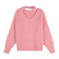 Autumn and winter sweater women loose wild hooded lazy wind wearing a sweater coat clothes
