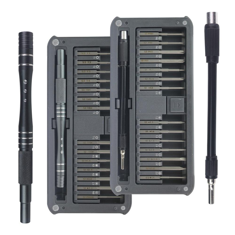 30 In 1 Screwdriver Set Multi-function Screw Driver Bits Screwdrivers for Phone Watch Home Appliances Repair Hand Tools