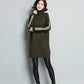 Autumn and Winter Turtleneck Thick Sweater Dress Mid-length Loose Large Size Base Skirt Fashion Simple Women's Sweater Dress