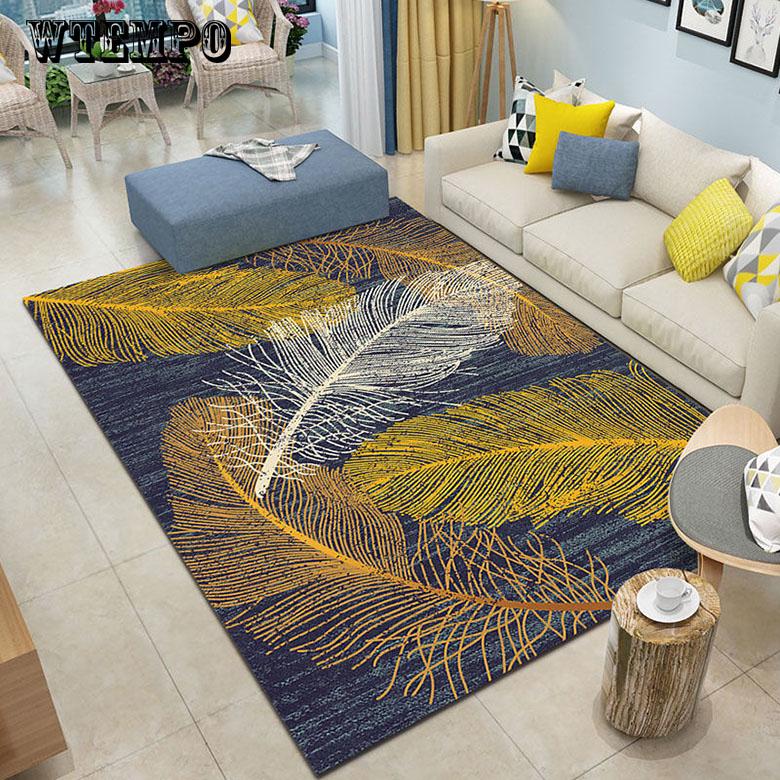 Modern Simplicity Carpet for Living Room Bedroom Geometric Pattern Carpets Non-slip