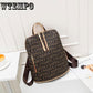 Vintage Leather Backpack Women Fashion Large Drawstring Rucksack School Travel Bag For Women