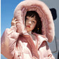 Children's Warm Down Jacket Girls Mid-length Plus Velvet Thickened Children's Clothing Kids Windbreaker