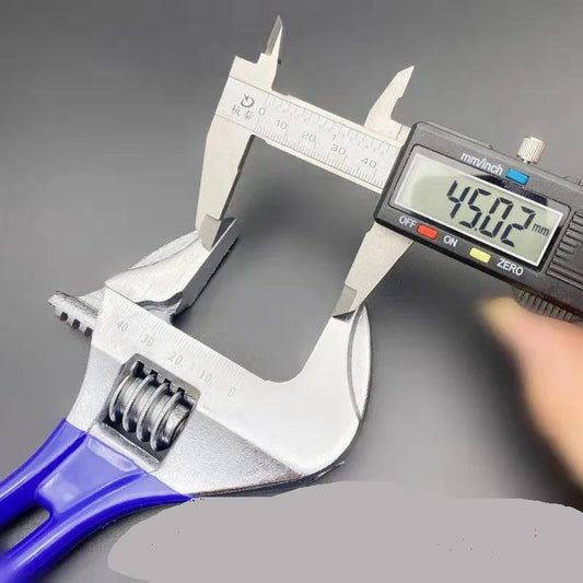 Adjustable Wrench Large Opening Short Handle Adjustable Wrench Multifunctional Extra Large Wrench
