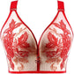 Large Size Underwear Thin Section No Steel Rings Gathering Large Breasts Adjustable Large Bra