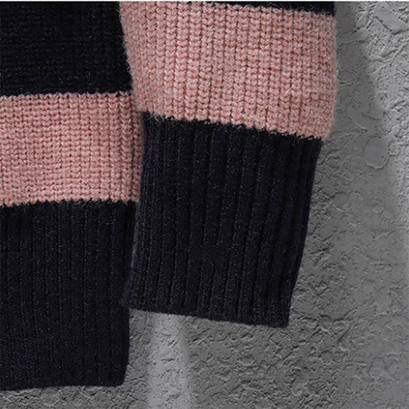 Striped Sweater Men's Autumn Casual All-match Bottoming Sweater Men's Sweatershirts Tide