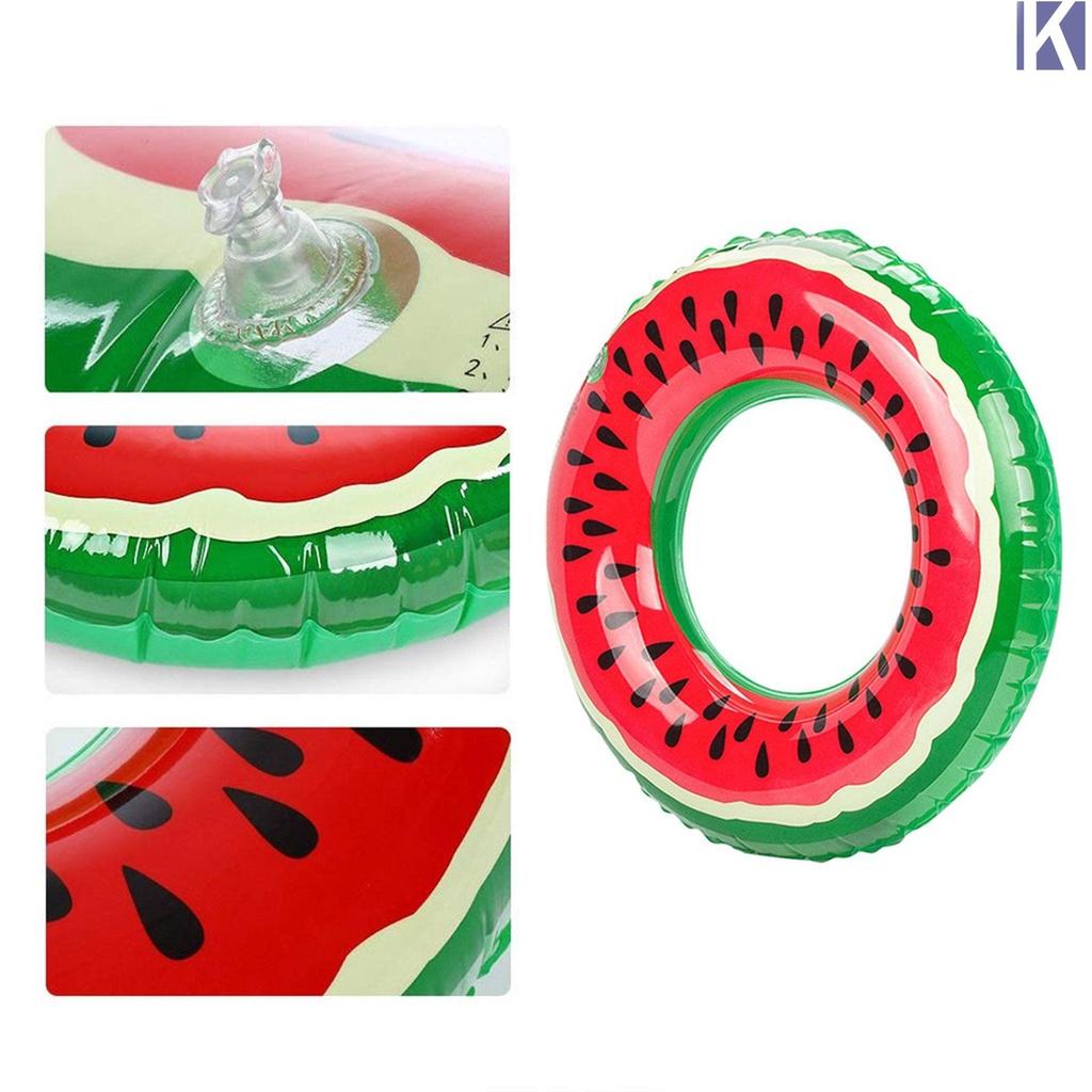 Watermelon Swimming Ring Beach Water Toy Party Supplies Pool Floating Tube