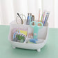 Nordic 6 Grid Oblique Insert Creative Pen Holder Multifunctional Desktop Decoration Ornaments Cosmetic Brush Pen Bucket Storage Box