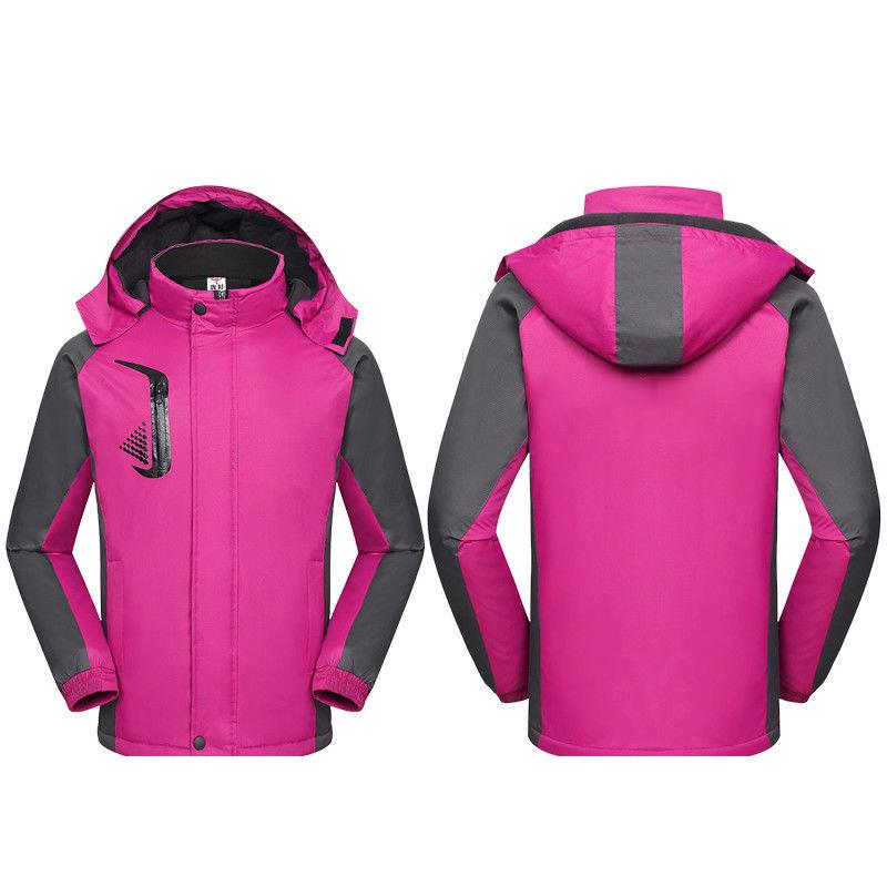 Winter Hooded Jackets Windproof Wearable Mountaineering Jacket Thicken Warm Waterproof Ski Jacket Outdoor Sports