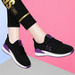 Women's Breathable Mesh Casual Sneakers Lightweight Running Shoes Comfortable Air Cushion Sports Shoes