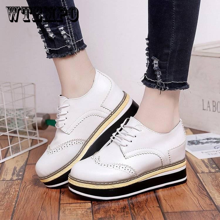 Pu Leather Women Dress Shoes Round Toe Female Patent Leather Business Shoes Women's Flat Shoes