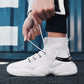Casual Running Shoes Korean Style Trendy All-match Shoes Men's High Top Sneakers