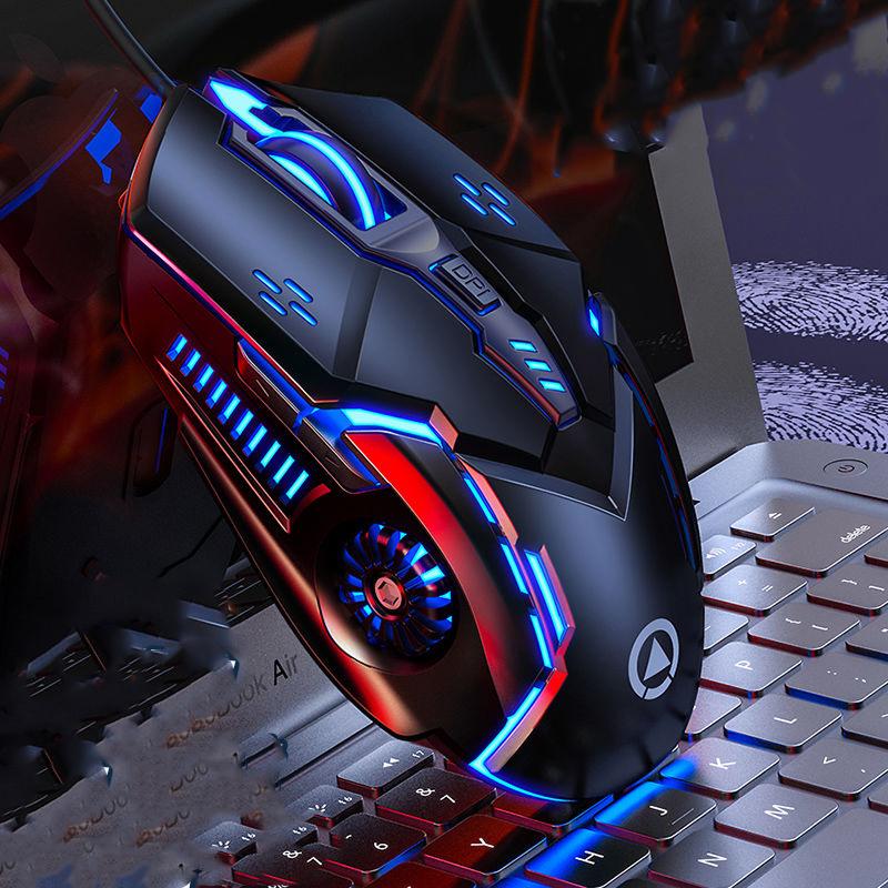 Mechanical Gaming Mouse Wired Computer Gaming Mouse Universal Silent Mouse for Notebook