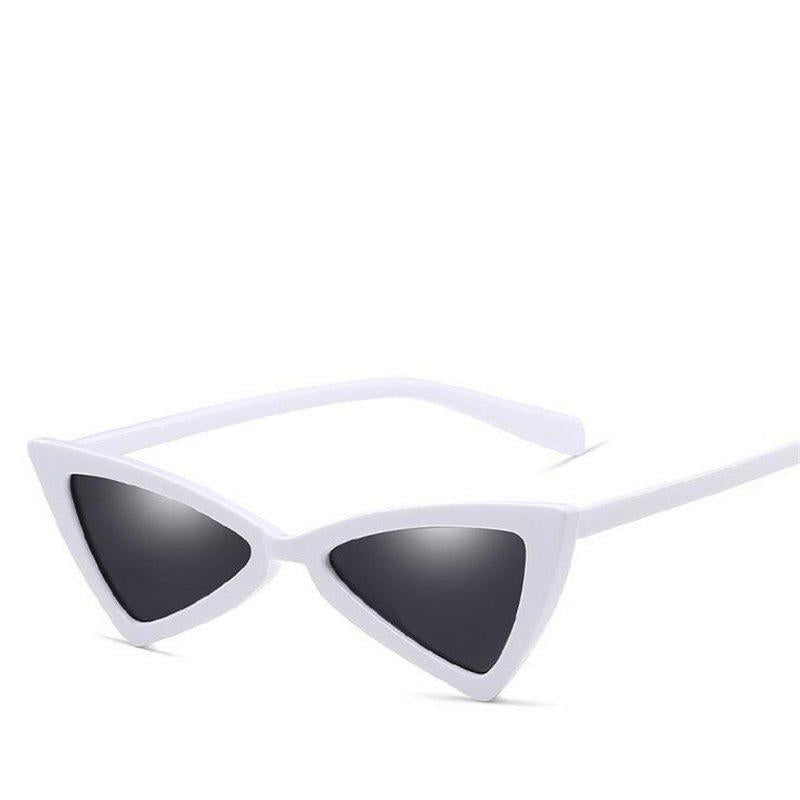 WTEMPO 2019   New Anti-UV Triangular Frame Sunglasses Women Fashion Trend PC Frame Vintage Sun Gla