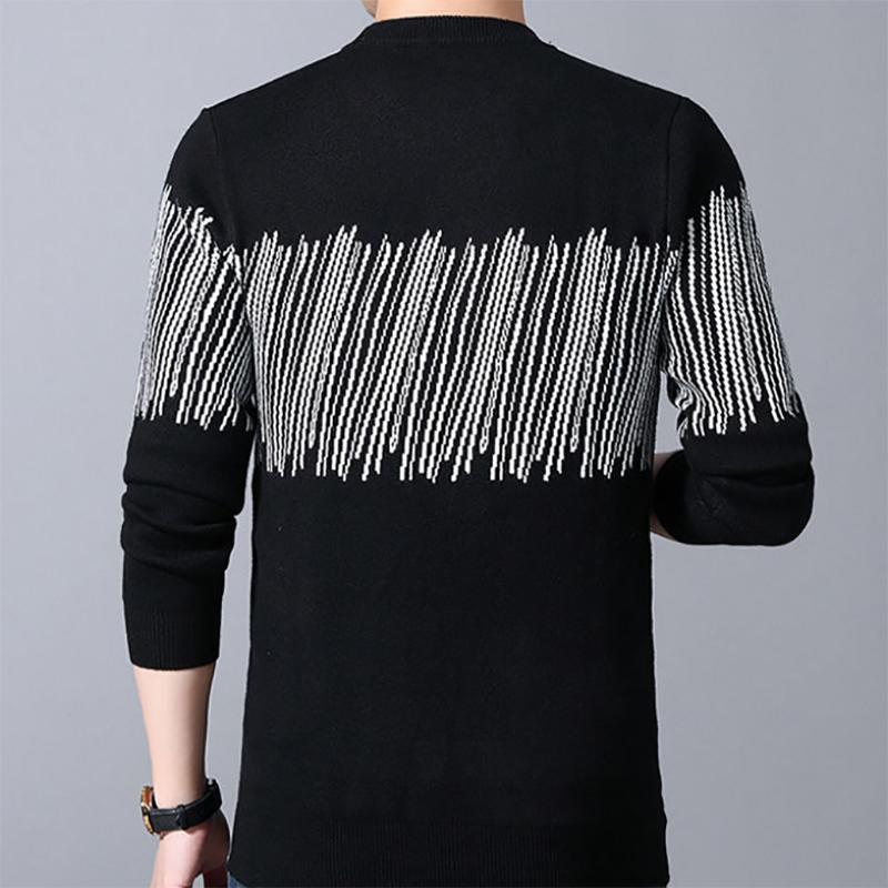 Men's  Sweater Autumn and Winter Korean Personality Sweatershirts Men's Bottoming Knitwear Sweater