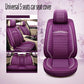 Car Seat Cover Universal 5 set Auto Seat Cushion Leather 5 seats Universal Car seat cover Waterproof
