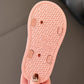 Children's Sandals Summer Girl's Princess Non-slip Soft Sole Beach Sandals Kid's Large Size Solid Color Flowers Sandals