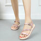 Sandals Women's Summer Flat Bottom Fashion All-match Mid-heel Platform Sandals and Slippers Outside Wear Non-slip Beach Jelly Shoes Sandals