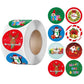 500 Christmas Stickers/roll Kindergarten Baby Bonus Stickers Students Decorate Christmas Gift Box Gift Stickers